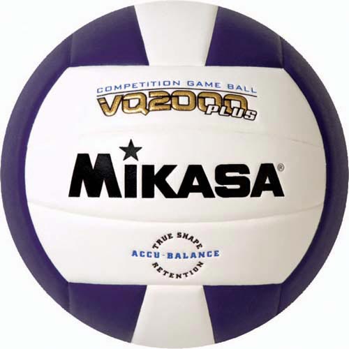 Mikasa VQ2000 Micro Cell Composite Volleyball - Purple-White