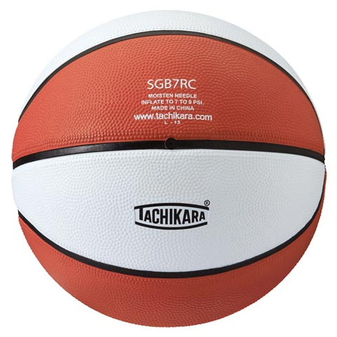 Tachikara Rubber Basketball - Intermediate (Orange-White)