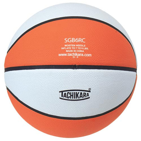 Tachikara Rubber Basketball - Official (Orange-White)