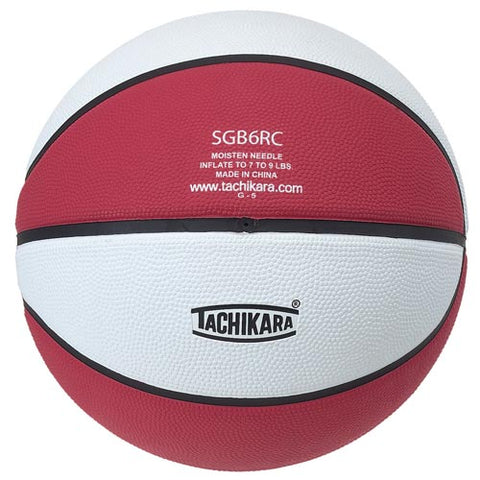 Tachikara Rubber Basketball - Official (Red-White)