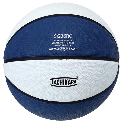 Tachikara Rubber Basketball - Official (Blue-White)