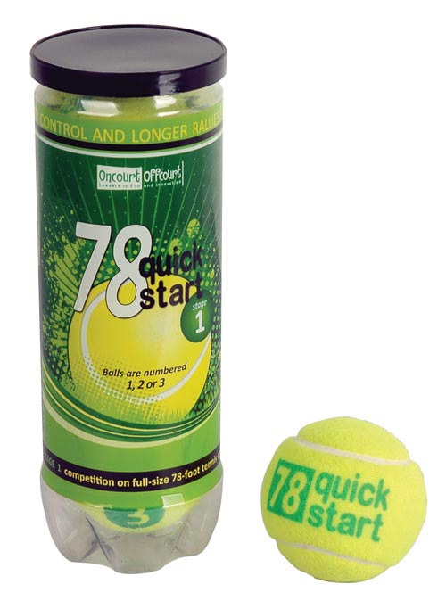 Quick Start 78 Tennis Balls - Can-3