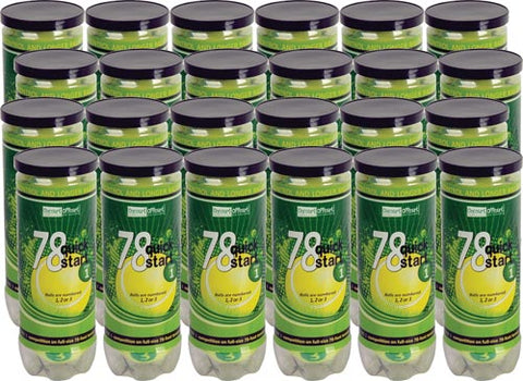 Quick Start 78 Tennis Balls - Case-24 Cans