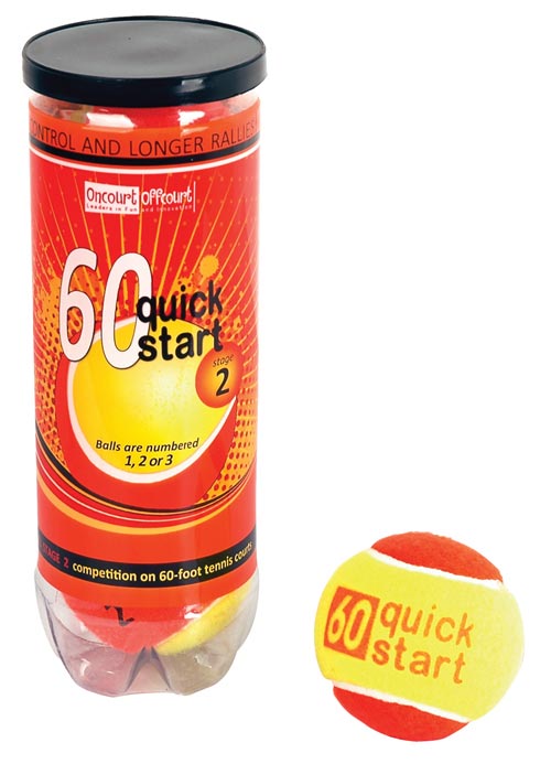 Quick Start 60 Tennis Balls - Can-3