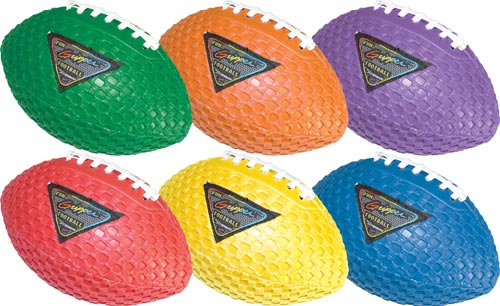 Saturnian 8.5" Gripzone Colored Footballs - Set of 6