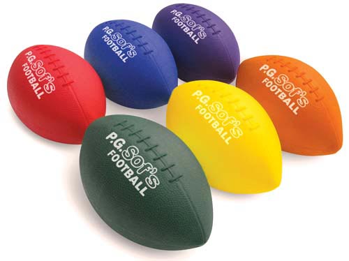 P.G. Sof's 7.5"  Foam Footballs - Set of 6