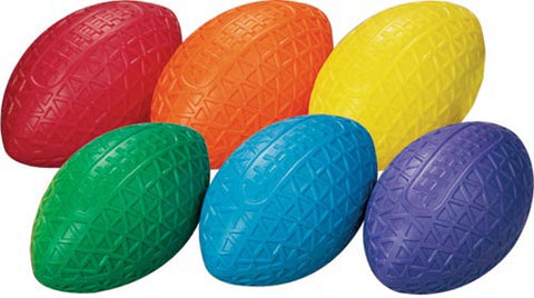 MAC-T Easy Grip Foam Footballs - Set of 6