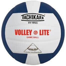 Tachikara SVMNC Volley-Lite® Training Volleyball - Navy-White