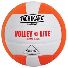 Tachikara SVMNC Volley-Lite® Training Volleyball - Orange-White