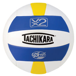 Tachikara SofTec® VX2 Volleyball - Royal-White-Yellow