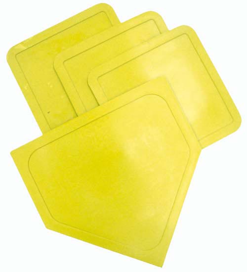 Poly Baseball Bases - Yellow