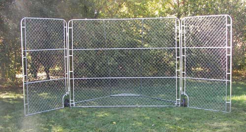 Portable Backstop with Side Panels