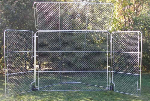 Portable Backstop with Top & Side Panels