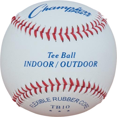 Champion Sports Indoor-Outdoor Tee Ball Baseball