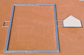 4' x 6' Big League Batter's Box Template