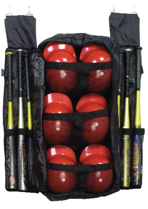 Combo Bat-Helmet Fence Bag