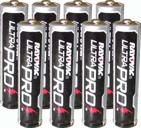 AAA Alkaline Batteries - 8 Pack