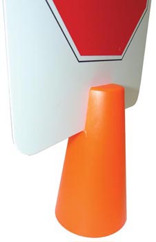 Cone Top Sign Holders - Set of 10