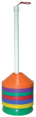 Disc-Half Cone Carrier w- 72 Cones (6 colors)