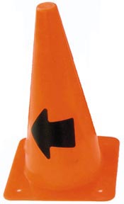 Arrow Cone 12" (Left Arrow)