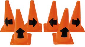 Arrow Cones - 12" (Set of 6 - 2 each)