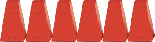 Pyramid Cones - 16" (Red)(Set of 6)