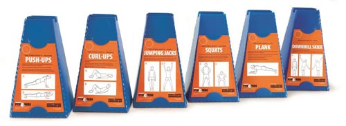 Circuit Training Pyramids - Blue