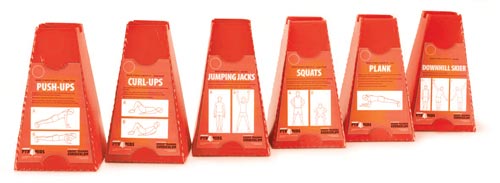 Circuit Training Pyramids - Red