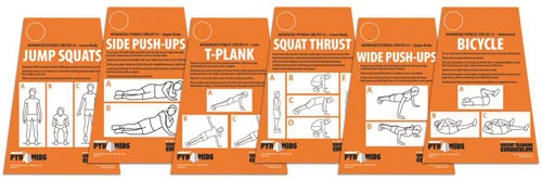 Circuit Training Cards - Advanced Fitness #1