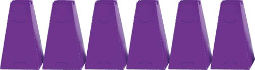 Pyramid Cones - 16" (Purple)(Set of 6)