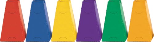 Pyramid Cones - 16" (Set of 6 Colors)