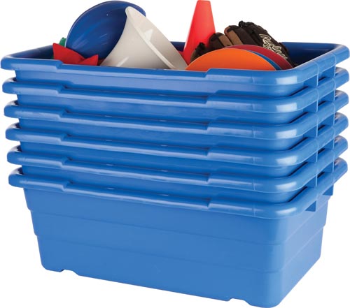 Premium Heavy-Duty Tote Storage Boxes (Set of 6)