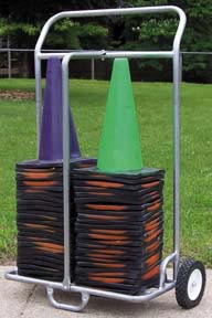 Double 12-18" Standard Cone Cart