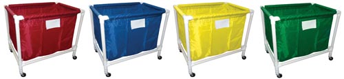 Large PVC-Nylon Equip. Carts - Set of 4