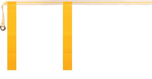 Rip Flag Football Belts - (12 belts, 24 flags) Large    - Yellow