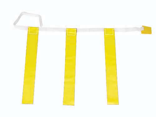 32"-39" Three-Flag Belts - Yellow