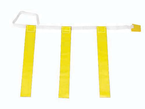 32"-39" Three-Flag Belts - Yellow