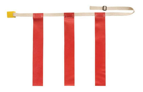 Triple Threat Flag Football Belt - X-Large - Red