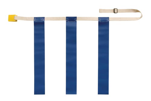 Triple Threat Flag Football Belt - X-Large - Blue