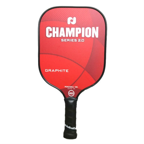 Champion Graphite Pickle-Ball Paddle (Fire Red)