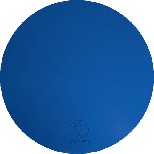 9" Poly Spots - Blue (Dozen)