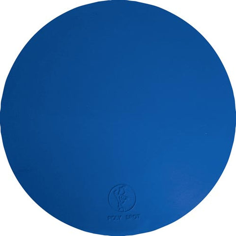 9" Poly Spots - Blue (Dozen)