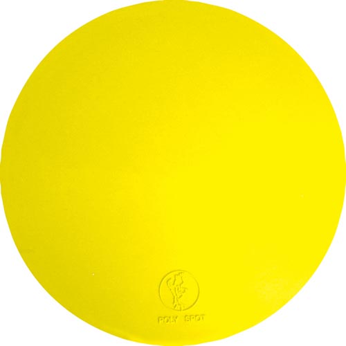 9" Poly Spots - Yellow (Dozen)