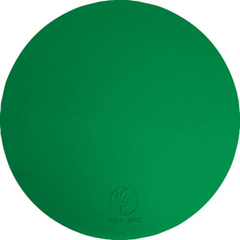 9" Poly Spots - Green (Dozen)