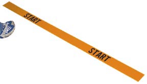 Poly Start Line - 4' (Orange)