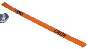 Poly Finish Line - 4' (Orange)