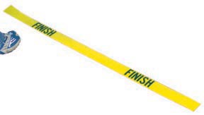 Poly Finish Line - 4' (Yellow)