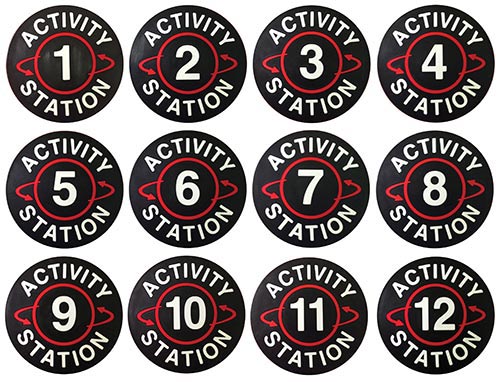 Poly Activity Station Spots (Set of 12)