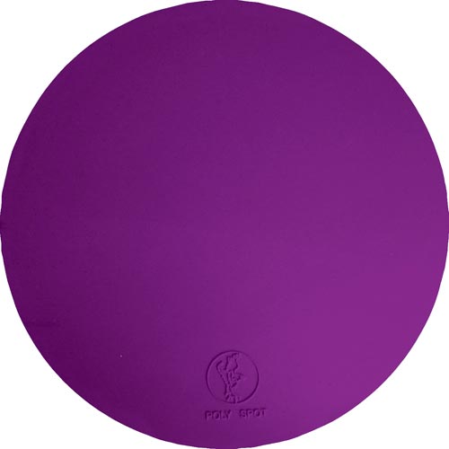 5" Poly Spots - Purple (Dozen)