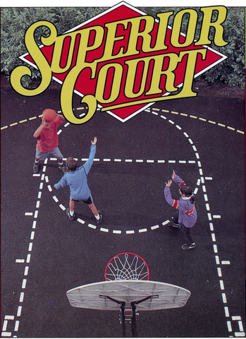 Superior Basketball Court Stencil